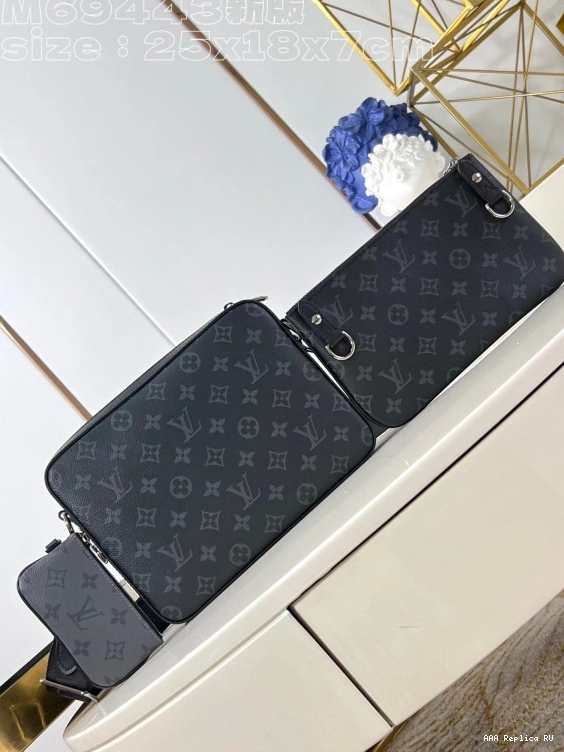 Aaa replica bags VUITTON MESSENGER TRIO LOUIS 0727